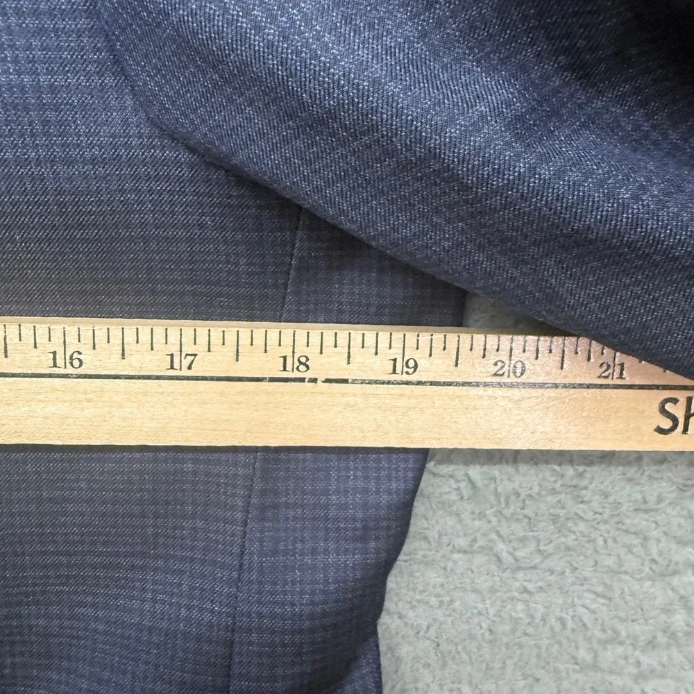 Saks Fifth Avenue Blazer Mens 38 Navy Ermenegildo Zegna Wool Sport Coat Italy